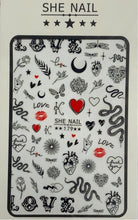 Load image into Gallery viewer, NAIL STICKERS/DECALS